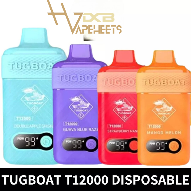 Tugboat T12000 Disposable 12000 Puffs 50Mg Rechargeable Vape In Dubai, UAE