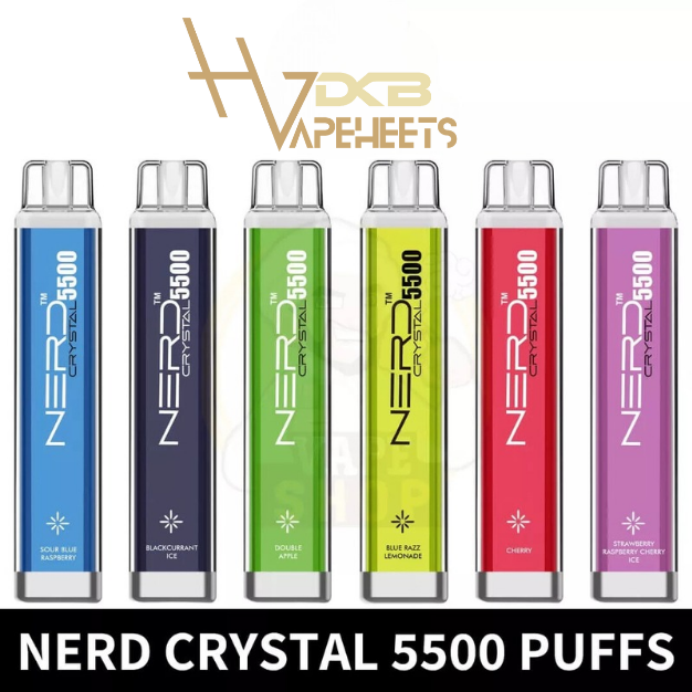 NERD Crystal Disposable vape 5500 Puffs in Dubai, UAE