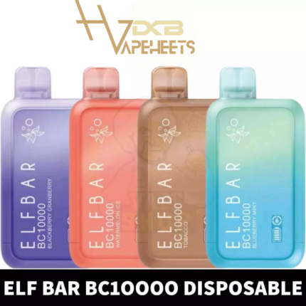 Elf Bar 10000 Puffs Disposable Vape 5% Nicotion Rechargeable Kit in Dubai, UAE